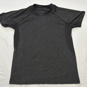 Under Armour Black and Gray Short Sleeve Tee